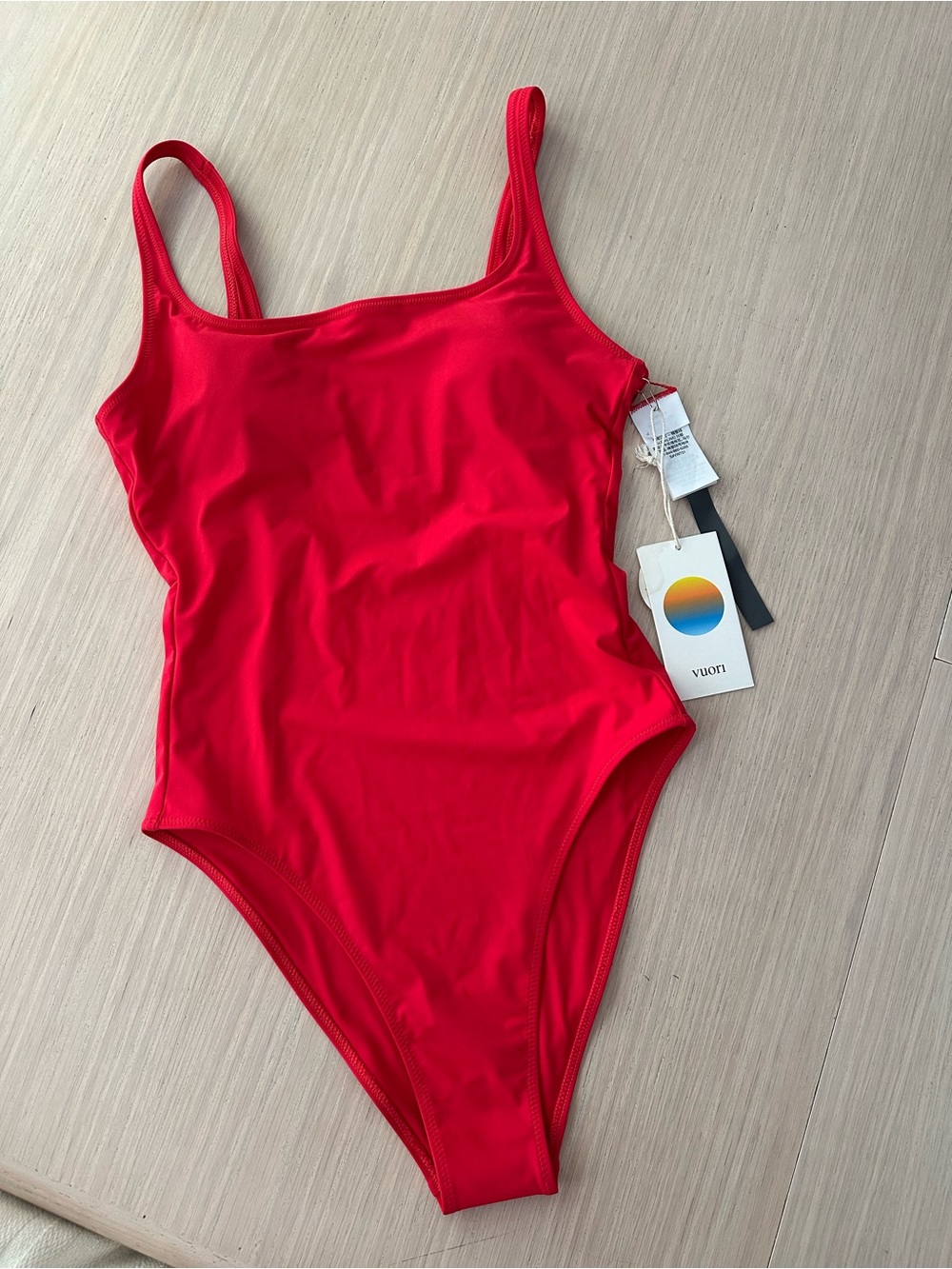 NWT Vuori Encinitas One Piece swimsuit Red size S